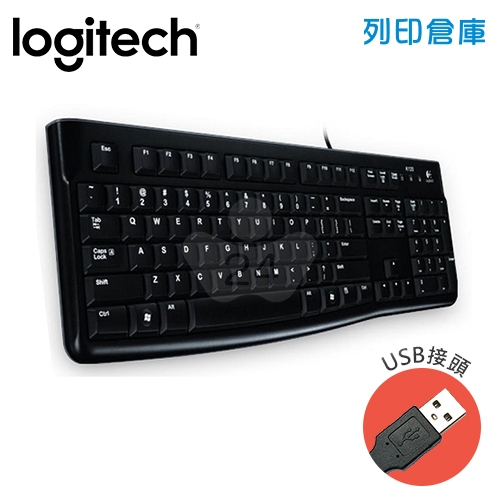 Logitech 羅技 K120有線鍵盤(USB)