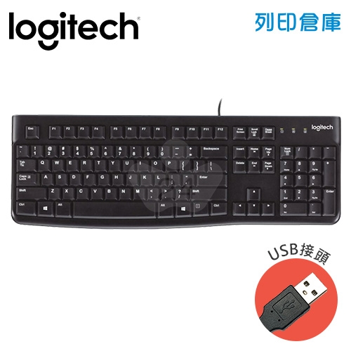Logitech 羅技 K120有線鍵盤(USB)