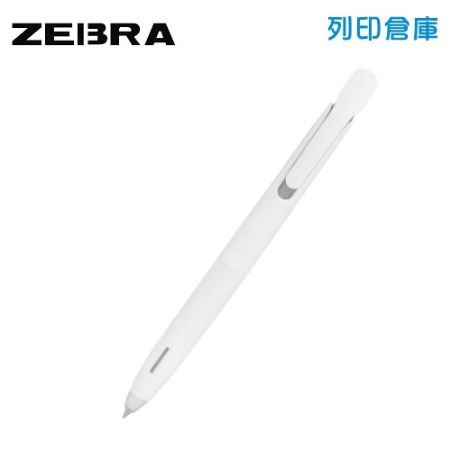【日本文具】ZEBRA 斑馬 blen 白桿 黑墨 0.7 按壓原子筆 1支