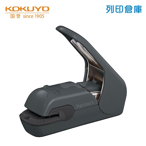 【日本文具】KOKUYO 國譽 KOSLN-MPH105SD 5枚美壓款 環保無針釘書機 - 黑