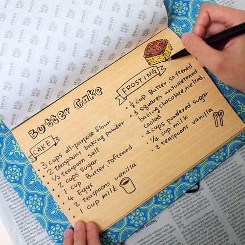 N次貼 6X8.5 牛皮紙魔術筆記本 (75張/本) -61337