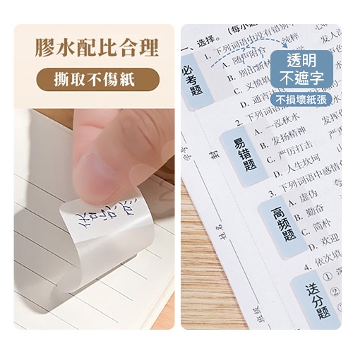 NIIMBOT精臣 B系列適用 / 30x25mm 書籤貼 重點分頁標記貼 N次貼索引貼標籤帶 月白 ( 195張 )