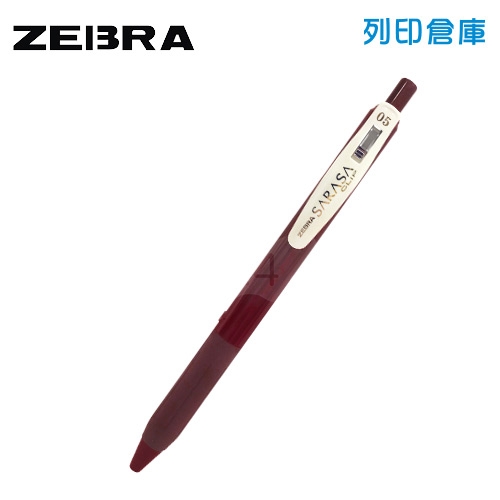 【日本文具】ZEBRA 斑馬 SARASA CLIP JJ15-VRB 復古典雅風  0.5 鋼珠筆 - 紅黑色 1支