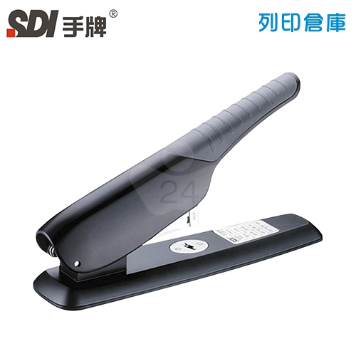 SDI 手牌 1159B 重型 舒適型重力訂書機 - 黑色