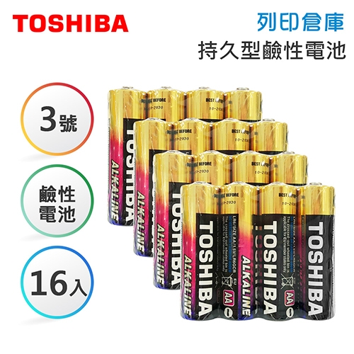 TOSHIBA東芝 3號 持久型鹼性電池 4入*4組