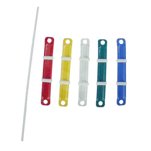 LIFE 徠福 LF-200 8cm塑膠原子夾 混色 50入/盒