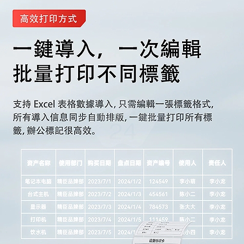 NIIMBOT精臣 B3S_P 升級版 大尺寸熱感應標籤機 (適用20-75mm以內標籤帶)