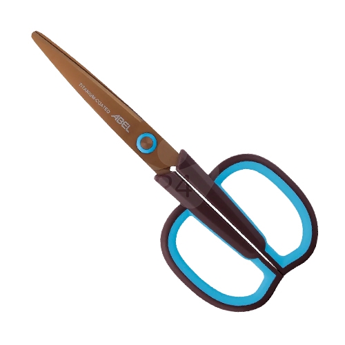 ABEL力大牌 NO.60057-BL 7吋 3D魔利剪-鈦金屬防沾黏剪刀 藍色 1支