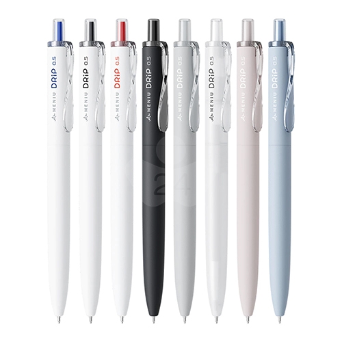MENIU 米扭 DP0.5L DRIP水滴筆 0.5 柔紗灰桿藍芯 1支