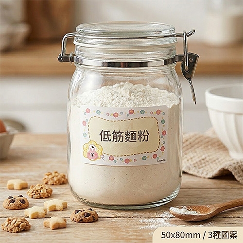 NIIMBOT精臣 B系列適用 / 50x80mm 卡通標籤貼 卡娜赫拉的小動物標籤帶 許願留言貼 ( 95張 / 3種圖案 )