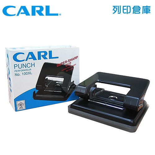 CARL明祥 NO.100XL 二孔打孔機－黑色1台