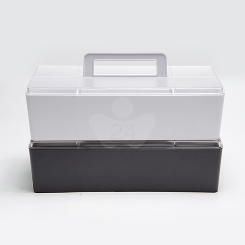 SHUTER 樹德 CTB-3215L 手提收納盒 白色（箱＋蓋）／組