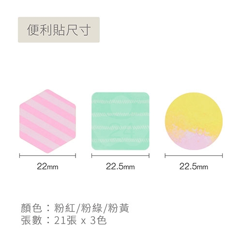 【日本文具】Kanmido甘美堂 Coco Fusen CARD SH CFC-8006 限量版3色攜帶式標籤貼SH 便利貼 索引貼 貼紙 造型便利貼 寬22～22.5mm 長尾山雀 - 21張x3色(綠/藍/粉) / 卡