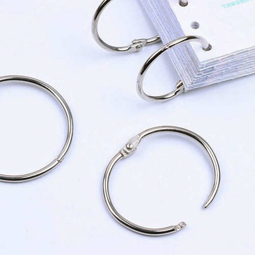 ABEL力大牌 09703 金屬卡片圈 活頁裝訂圈 活頁環 活頁扣 扣圈 32mm (1 1/4