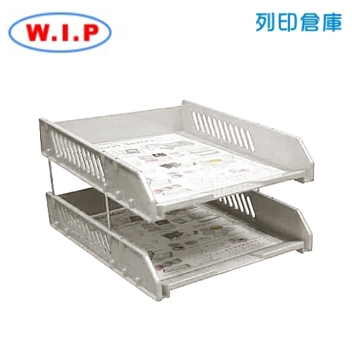 WIP 台灣聯合 BH-550 二層活動公文架A4-米 1個