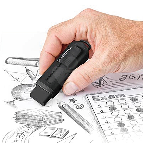 STAEDTLER 施德樓 MS525PS1B-1 迷你漸進式橡皮擦 黑色/ 個