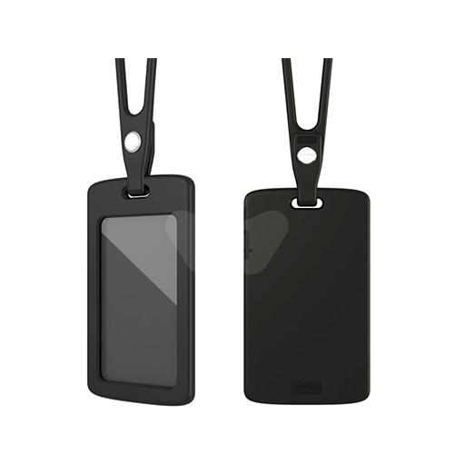 ABEL力大 03603-BK 超Q彈矽膠證件套繩組 識別證件套 黑色