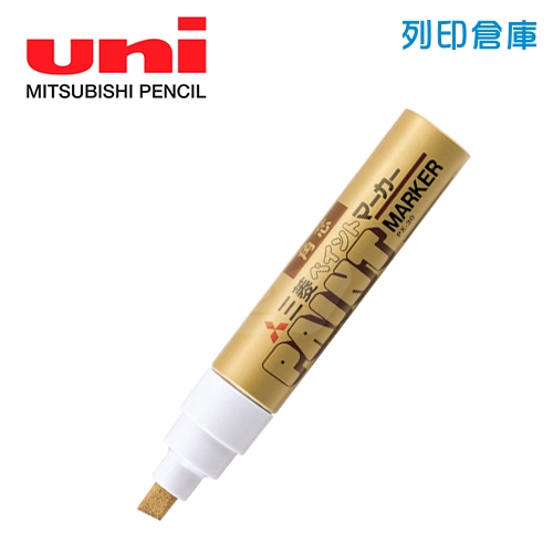 UNI 三菱 PX-30 粗字方頭油漆筆 金色 1支