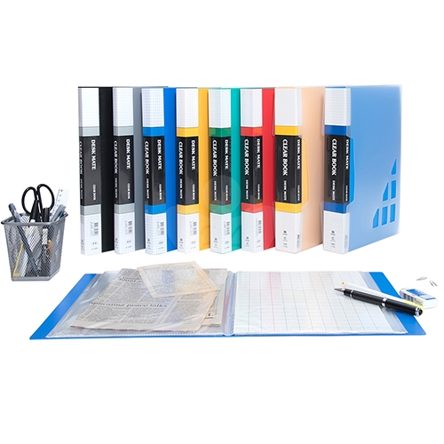 連勤 LC-3020 R A4-20頁PP資料簿 40面－紅色1箱（12本）