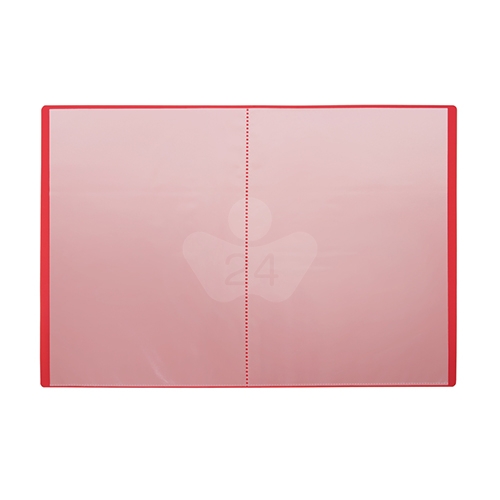 連勤 LC-3020 R A4-20頁PP資料簿 40面－紅色1箱（12本）