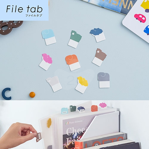 【日本文具】Kanmido甘美堂 File Tab FT-3002 N次貼資料索引貼片(厚) 索引標籤分頁貼 標籤貼 書籤貼 重點分頁標記貼 -動物B款 / 包
