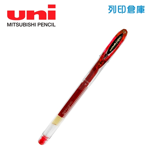 UNI 三菱 UM-120 紅色 0.5 亮彩鋼珠筆 1支