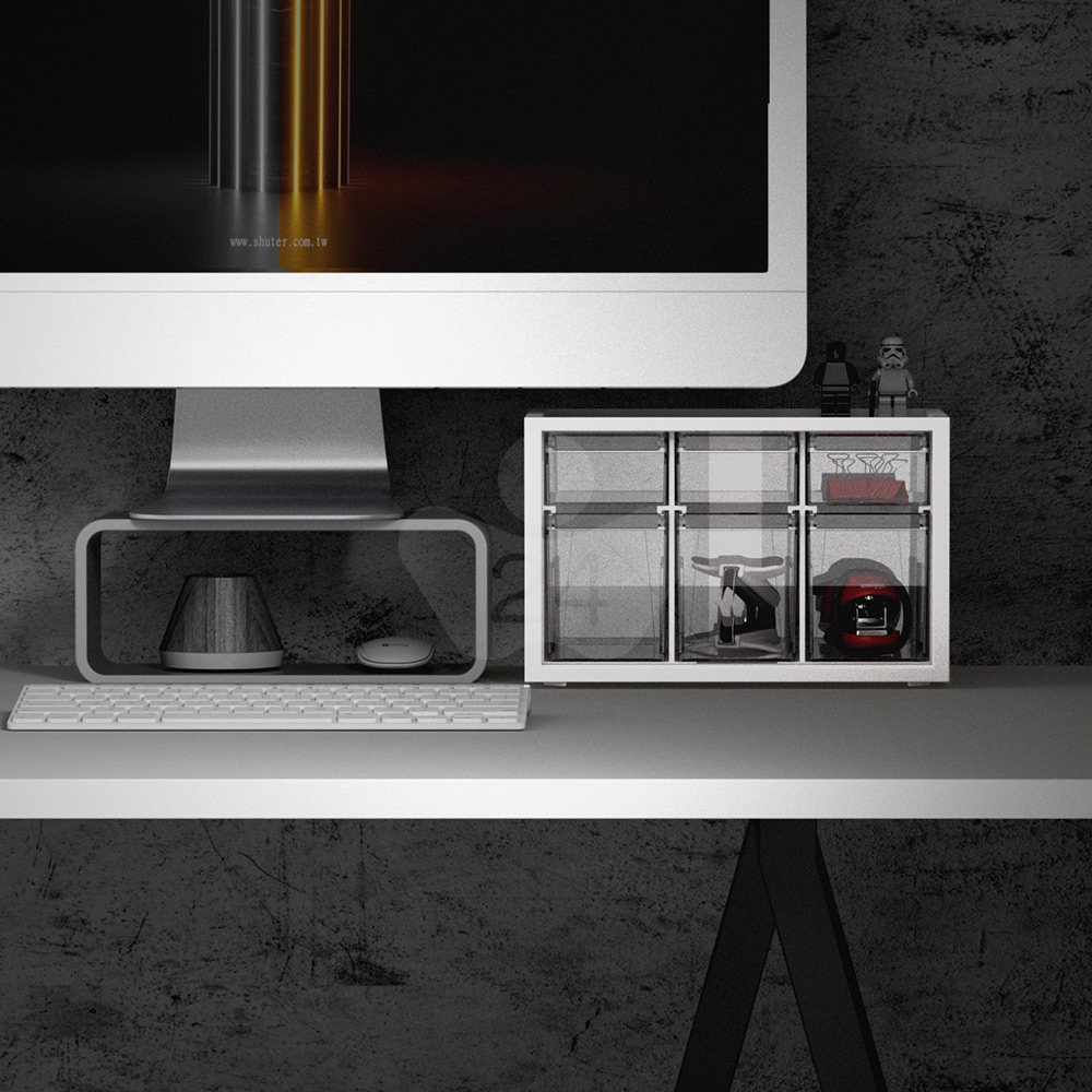 SHUTER 樹德 A9-333 小幫手零件分類箱 黑色 6抽 (個)