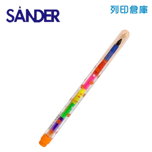 SANDER 聖得 T-1007F 幸運草胖胖管彩虹筆 7色－1支