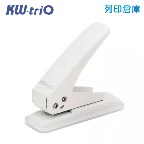 KW-triO 09190 Ø6mm 單孔 可收納打孔機 單次最多20張 白色 / 台