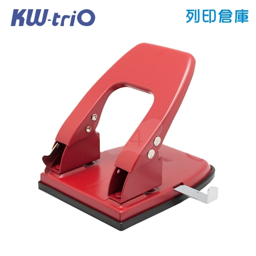 KW-triO 09780 附量尺 輕型 二孔打孔機 單次最多30張 紅色 / 台