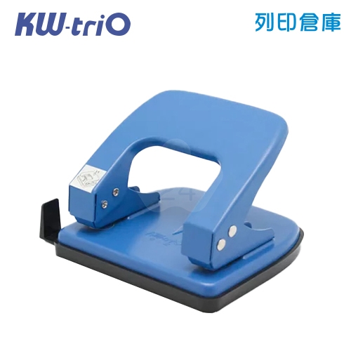 KW-triO 09120 附量尺 輕型 二孔打孔機 單次最多16張 藍色 / 台