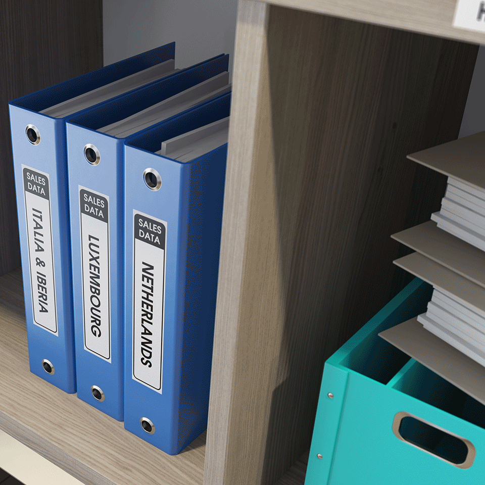 Brother DK-22210 紙質白底黑字連續標籤帶 (寬度29mm)