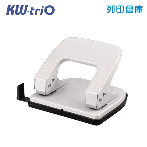 KW-triO 09120 附量尺 輕型 二孔打孔機 單次最多16張 灰色 / 台