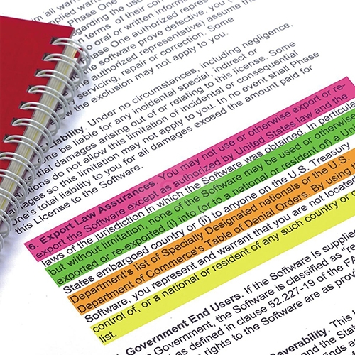 3M 812-R 螢光活貼補充膠帶補充包 9mmx20M - 紅色 (卷)