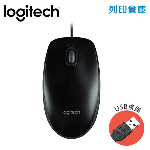 Logitech羅技 M100r有線光學滑鼠(USB)