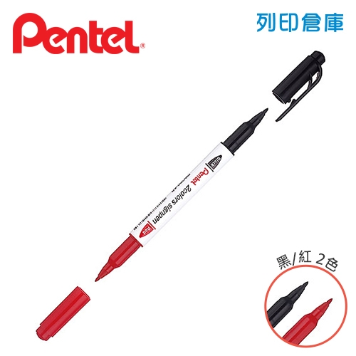 PENTEL 飛龍 SW380-ABT 黑紅雙色 0.5mm水性簽字筆 1支
