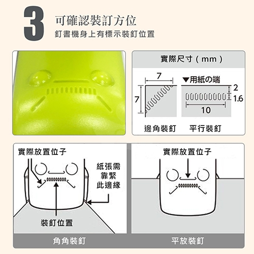 【日本文具】KOKUYO 國譽 KOSLN-MPH105PW 5枚美壓款 環保無針釘書機 - 白