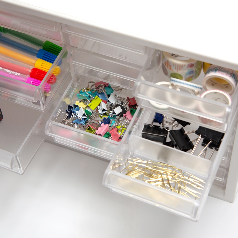 SHUTER 樹德 A9-1310 小幫手零件分類箱 白色 14抽 (個)