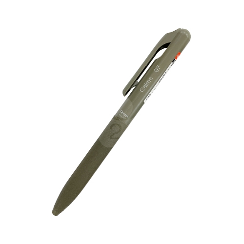 PENTEL 飛龍 Calme靜暮 BXA107D-A 卡其桿黑芯 0.7 靜音輕油筆 1支