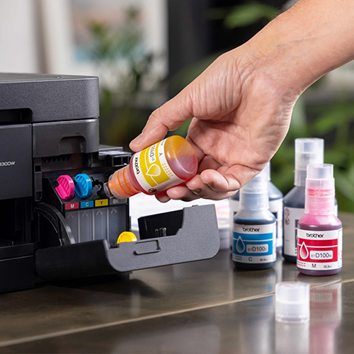 BROTHER BTD100C 原廠盒裝藍色墨水