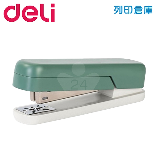 Deli 得力 TA304 3號機 90度 旋轉 釘書機 訂書機 騎馬釘裝 綠色(個)