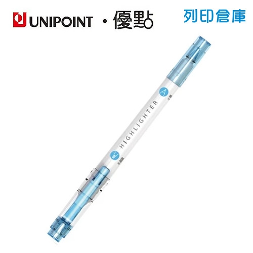 UNIPOINT 優點 752T 藍色 視窗雙頭螢光筆 1支