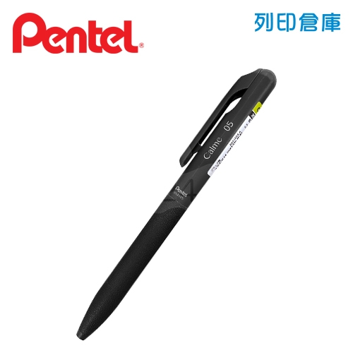 PENTEL 飛龍 Calme BXA105A-A 黑桿黑芯 0.5 靜暮靜音輕油筆 1支