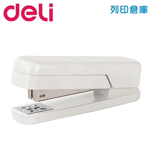 Deli 得力 TA304 3號機 90度 旋轉 釘書機 訂書機 騎馬釘裝 灰白色(個)