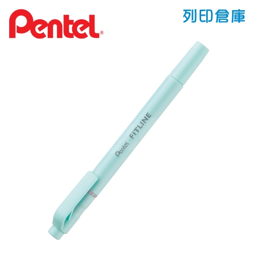 PENTEL 飛龍 SLW11P-ST 雙頭螢光筆 粉彩天藍色 1支