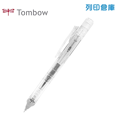 【日本文具】TOMBOW蜻蜓牌 MONO Graph DPA-138A 透明系 0.5mm 按壓／搖搖 2用自動鉛筆 - 透明白