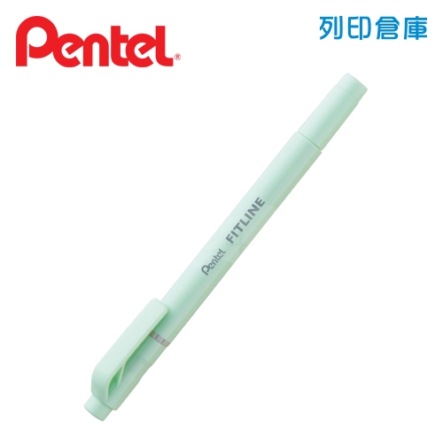 PENTEL 飛龍 SLW11P-KT 雙頭螢光筆 粉彩綠色 1支