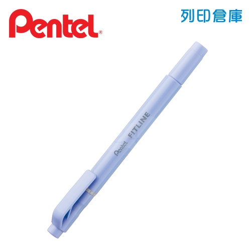 PENTEL 飛龍 SLW11P-CT 雙頭螢光筆 粉彩藍色 1支