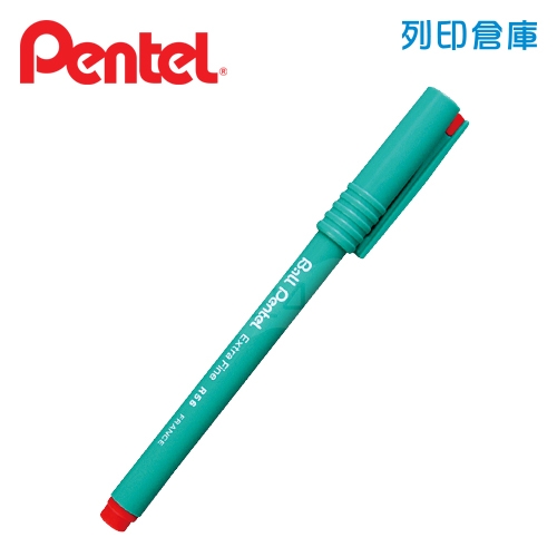 PENTEL飛龍 R56 紅色 0.6耐水性鋼珠筆 1支