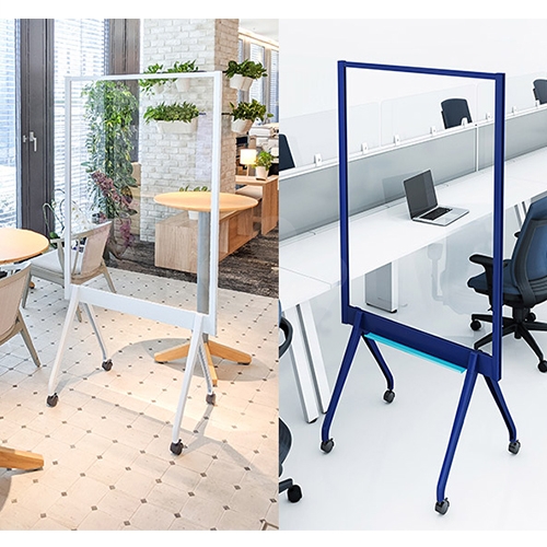 PLUS普樂士 ALKB-0912AAK-LG ALKB 壓克力屏風白板 淺灰色